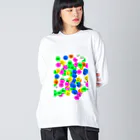 癒しショップのニコちゃん Big Long Sleeve T-Shirt