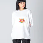 pinkpenguinのスマイルシーサー Big Long Sleeve T-Shirt