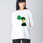 JIGGY HOUSEのりんくん Big Long Sleeve T-Shirt