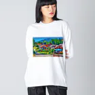 GALLERY misutawoのオーストリア シュヴァルツェンベルクの街並み Big Long Sleeve T-Shirt