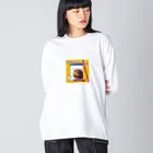 わいわいもるもっとのアメリカンなモルモット Big Long Sleeve T-Shirt