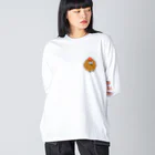 DONUT NO ANAのからあげ ビッグシルエットロングスリーブTシャツ