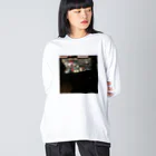 maoのcaution Big Long Sleeve T-Shirt