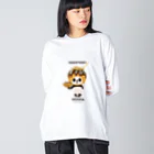 キッチュの【大阪】たこ焼きパンダ Big Long Sleeve T-Shirt