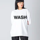 TOKYO LOGOSHOP 東京ロゴショップのWASH-ウォッシュ- Big Long Sleeve T-Shirt