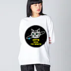 nyan 1/8のドット絵　ニャンは地球を救う  Big Long Sleeve T-Shirt