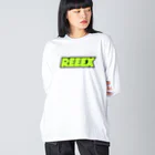 ReeexのLogo 03 Ⅱ シリーズ ビッグシルエットロングスリーブTシャツ