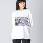 MARiNECCOのhydrangea ビッグシルエットロングスリーブTシャツ