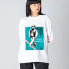 K.S.K Project Official Another Shopの限界を超えろグッズ Big Long Sleeve T-Shirt