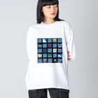 a taki takiのPLACES AND SPACES Big Long Sleeve T-Shirt