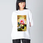 タナツキ商会の運命のお守り/ヴィンテージローズ Big Long Sleeve T-Shirt