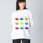 フォーヴァのカラフルガチャカプセル Big Long Sleeve T-Shirt