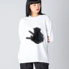 アンナのねこのぷー ビッグシルエットロングスリーブTシャツ