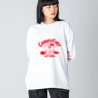 The BaBaBa.SHOPのカレーふぁいあ ビッグシルエットロングスリーブTシャツ