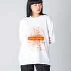 マルワーク S.Z.R.の散りチリソース Big Long Sleeve T-Shirt