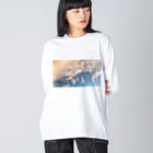 天使のいる街の秋の天使 Big Long Sleeve T-Shirt