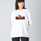 ごまわさびのICHI The Cat Big Long Sleeve T-Shirt