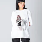 可愛い子いっぱいのお着替えお姉さん Big Long Sleeve T-Shirt