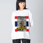 「タイニュース・クロスボンバー」オンラインショップのヤック（タイの鬼） Big Long Sleeve T-Shirt