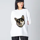 MITSUHITO SHOPの銀次郎くんペロ Big Long Sleeve T-Shirt