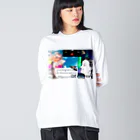 Lela1のOf memory ビッグシルエットロングスリーブTシャツ