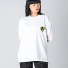 ロルカフェ。のヒョウモントカゲモドキ・もどき。 Big Long Sleeve T-Shirt