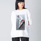 しろ＆たび　猫暮らしのグラビアデビュー　しろちゃん Big Long Sleeve T-Shirt