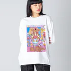 くまちくまお屋さんのteddy bear girl's room Big Long Sleeve T-Shirt