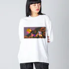 𝙈𝙊𝙈𝙊'𝙨 𝙎𝙝𝙤𝙥のHappy Halloween #05 Big Long Sleeve T-Shirt