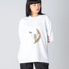 屋根裏部屋の深海魚の月の妖精 Big Long Sleeve T-Shirt