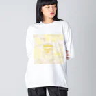 LeafCreateのQuiteStoneBrillianceGold Big Long Sleeve T-Shirt