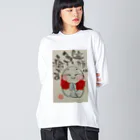 笑顔の笑手紙屋さんのお地蔵さま Big Long Sleeve T-Shirt