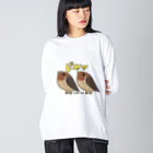 漣猗のドヤァする鷹ズ ビッグシルエットロングスリーブTシャツ