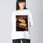 春子のかわいい焼き鳥！ Big Long Sleeve T-Shirt