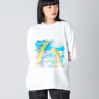 【ホラー専門店】ジルショップのシュワシュワ☆レモネード Big Long Sleeve T-Shirt