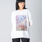 【ホラー専門店】ジルショップの上品な花々 Big Long Sleeve T-Shirt