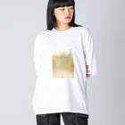 たけの八節君人体図 ビッグシルエットロングスリーブTシャツ