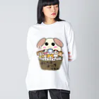 YmMy_shopのぱんたま　干支ver Big Long Sleeve T-Shirt