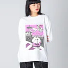 【Yuwiiの店】ゆぅぅぃーのうさ恋★くまさんにズキューーーーーン！ ビッグシルエットロングスリーブTシャツ