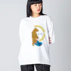 HIGEQLOのInverted  guard  Big Long Sleeve T-Shirt