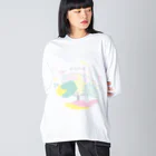 託児つきパーソナルトレーニング×リラク　alphaのalphaの木 Big Long Sleeve T-Shirt