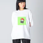 くわちゃんショップのきのこちゃん Big Long Sleeve T-Shirt