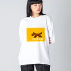 pinyako5502の万馬券祈願 ビッグシルエットロングスリーブTシャツ