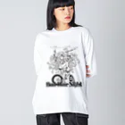 nidan-illustrationの“Bad Hair Night” Big Long Sleeve T-Shirt