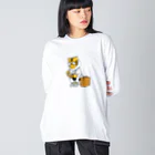 イラストレーター平戸三平のトラのトラベラー Big Long Sleeve T-Shirt