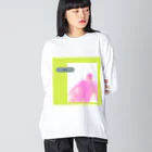 ペー魚マンターの緑の液体 Big Long Sleeve T-Shirt