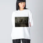 neko_00_nekoのビビり猫さん Big Long Sleeve T-Shirt