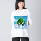 飯アの世界樹 ビッグシルエットロングスリーブTシャツ