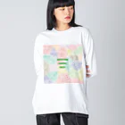 LeafCreateのQuiteStoneCarnivalBRAZIL Big Long Sleeve T-Shirt