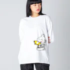 ぼっけもん　狛江のぼっけちゃん ビッグシルエットロングスリーブTシャツ